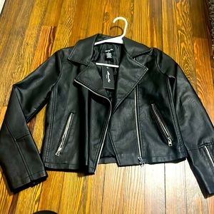 M leather jacket